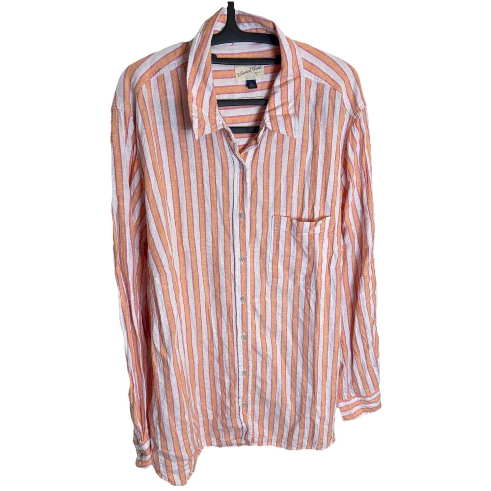 Universal Thread Relaxed Fit Striped Button Up Bl… - image 2